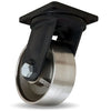 Hamilton Maxi-Duty Swivel Caster - 10" Forged Steel Wheel, High Heat 750°F Capacity, Precision Ball Bearings, 6700lbs Load Hamilton