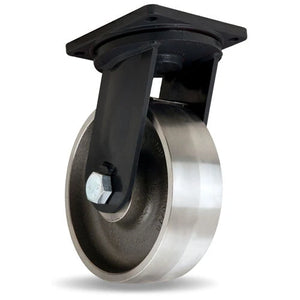 Hamilton Maxi-Duty 12" Swivel Caster - 9000lbs Load, High Heat Forged Steel Wheel, Precision Bearings - Up to 750°F Hamilton