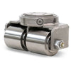 Hamilton Mini-Mite S-MM2-43FS Low Profile Dual Wheel Swivel Caster - 4" x 3" Steel Rollers with Needle Bearings on 1" Axle Hamilton
