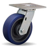 Hamilton S-MS-6SPB Medium Service Swivel Caster - 6" x 2" Ergo-Glide Polyurethane Wheel with 1/2" Precision Bearings Hamilton