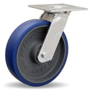 Hamilton S-MS-8SPB 8" x 2" Ergo-Glide Swivel Caster – 1250 lb