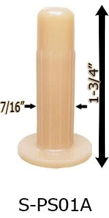 Socket#: S-PS01A | Plastic Socket | Fits 5/16" x 1-1/2" Grip Neck Stem Caster CasterHQ