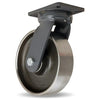 Hamilton Super Endurance™ Kingpinless Swivel Caster with 10" x 3" Forged Steel Wheel with 3/4" Sealed Precision Ball Bearing CasterHQ