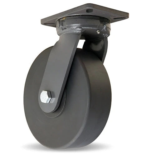 Hamilton Super Endurance™ Kingpinless Swivel Caster with 10" x 3" Nylast™ High Performance Cast Nylon Wheel with 3/4" Sealed Precision Ball Bearings Hamilton