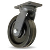 Hamilton 10" x 3" Plastex Phenolic Swivel Kingpinless Caster | CasterHQ