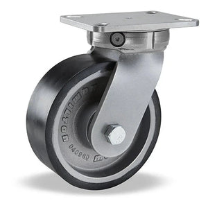 Hamilton 8" x 3" Duralast XC Poly Swivel Kingpinless Caster