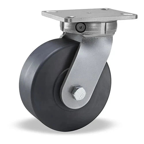 Hamilton Super Endurance™ Kingpinless Swivel Caster with 8" x 3" Nylast™ High Performance Cast Nylon Wheel with 3/4" Sealed Precision Ball Bearings CasterHQ