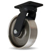 Hamilton 10" Forged Steel Swivel Caster | 550°F-750°F High Heat Capacity | 4800lbs-2400lbs Load | Stainless Steel Bearings Hamilton