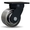 Hamilton 6"x3" High Heat Swivel Caster - 550°F 4800lbs & 750°F 2400lbs Load Capacity - Forged Steel Wheel with 3/4" Stainless Steel Shielded Precision Ball Bearings Hamilton
