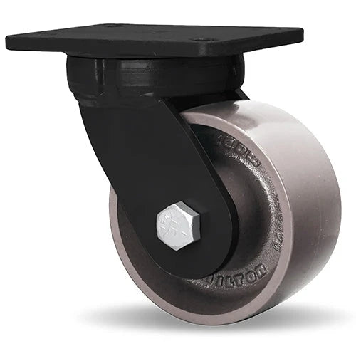 Hamilton 6x3 High Heat Super Endurance Swivel Caster - 2000 lbs Load at 550°F, 1000 lbs at 750°F, Stainless Steel Precision Bearings Hamilton