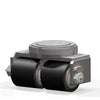 Hamilton Low Profile 2500 lbs. Load Capacity Swivel Caster - Dual Wheel 3 1/8" x 3" Poly on Steel Roller - With Needle Thrust & Roller Bearings on 3/4" Axle - Son of Mini-Mite S-SOMM2-313D70 Hamilton