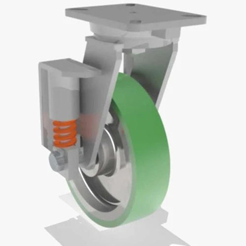 Hamilton S-SPCH-10DB-2 - 10" Duralast Polyurethane Swivel Caster with Precision Ball Bearing - Premium Industrial Mobility Hamilton