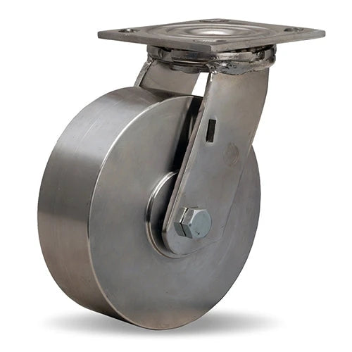 Hamilton S-STA-6SZ Swivel Caster | 800lb Capacity, 6x2" Steel Wheel with 3/4" Delrin Bearing Hamilton