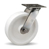 Hamilton Stainless Steel Swivel Caster 8"x2" - 800 lbs Load Capacity - Aqualite® Polyolefin 75D Wheel - 3/4" Delrin® Bearing - S-STA-8AZ Hamilton