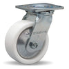 Hamilton S-TG-5AZ Thread Guard Swivel Caster - 5x2" Aqualite Polyolefin Wheel with Durable Delrin Bearing for Industrial Use Hamilton
