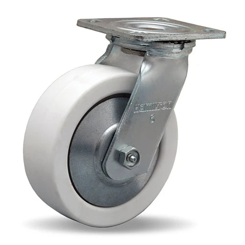 Hamilton S-TG-6AZ Thread Guard Swivel Caster - 6" x 2" Aqualite Wheel with 3/4" Delrin Bearing Hamilton