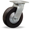 Hamilton S-TG-6P Thread Guard Swivel Caster - 6x2 Inch Plastex Phenolic Wheel with 3/4" Straight Roller Bearing for Industrial Use Hamilton