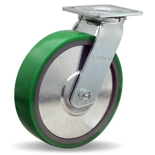 Hamilton S-TG-8DB Thread Guard Swivel Caster - Heavy-Duty 8x2 Inch Duralast Polyurethane Wheel with Precision Ball Bearings -  | CasterHQ