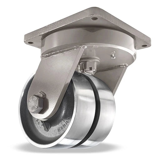 Hamilton Ultra Maxi-Duty Dual-Wheel Swivel Caster with 12" x 5" Nylast Wheel with 2" Precision Ball Bearing Hamilton