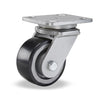 Hamilton Workhorse Swivel Caster with 4" x 2" Duralast XC Polyurethane (70D) on Cast Iron Wheel with 1/2" Sealed Precision Ball Bearings Hamilton