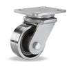 Hamilton Workhorse Swivel Caster with 4" x 2" Forged Steel Wheel with 3/4" Straight Roller Bearing Hamilton