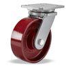 Hamilton Workhorse Swivel Caster with 6" x 2" Metal Wheel with 1/2" Sealed Precision Ball Bearing Hamilton