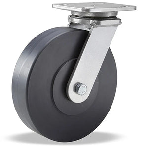 Hamilton S-WH-8NYB 8" x 2" Nylast Swivel Caster – 2000 lb