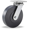 Hamilton Workhorse Swivel Caster with 8" x 2" Nylast High Performance Cast Nylon Wheel with 1/2" Sealed Precision Ball Bearings Hamilton
