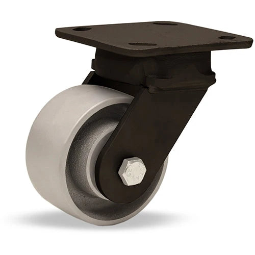 Hamilton High Heat WHK Inferno Series Swivel Caster S-WHK-4HMB | 4"x2" Metal Wheel Rated 750°F | Heat-Resistant Stainless Steel Bearings for High-Temp Applications Hamilton