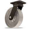 Hamilton WHK Inferno Series 8" Metal Wheel Swivel Caster - High Heat 750° F Rated with Stainless Steel Bearings - S-WHK-8HMB Hamilton