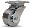 Hamilton S-WHS-4HSB Stainless Steel Swivel Caster - 4" x 2" Wheel, High-Temperature 750° F Rating with Precision Ball Bearings for Industrial Use Hamilton