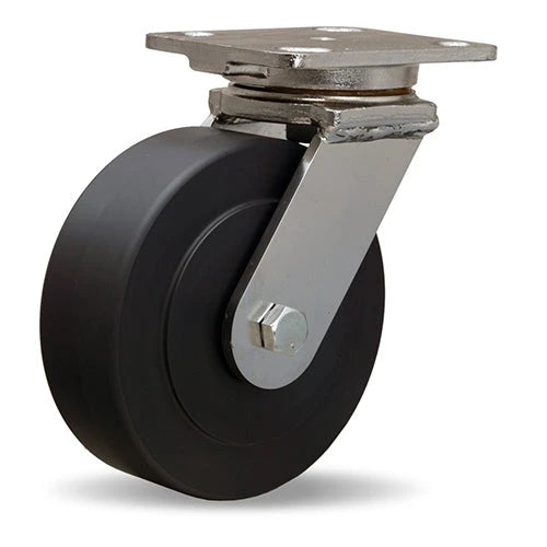 Hamilton S-WHS-6NYSB Stainless Steel Workhorse Swivel Caster – 6" Nylast Wheel with Precision Bearings – Durable & Corrosion-Resistant Hamilton