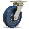 S-WHS-8UYZ Hamilton Stainless Steel Swivel Caster - 8"x2" Unilast Polyurethane (75D) Wheel - Heavy-Duty Industrial Grade with 3/4" Delrin Bearing Hamilton
