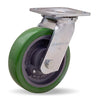 Hamilton Whirlaway 6-Inch Swivel Caster - 850 lbs Load Capacity, Duralast Polyurethane (95A) on Cast Iron Wheel, 3/4" Straight Roller Bearing - S-WW-6D Hamilton