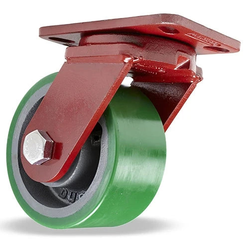 S-ZFFM-63DB Hamilton Spinfinity Kingpinless Swivel Caster - 6x3 Duralast (95A) Wheel with Sealed Precision Bearings - Maintenance-Free Hamilton