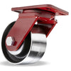 Hamilton Spinfinity ZFFM Series 6x3" Forged Steel Wheel Swivel Caster - Maintenance-Free, Kingpinless with Sealed Precision Bearings Hamilton