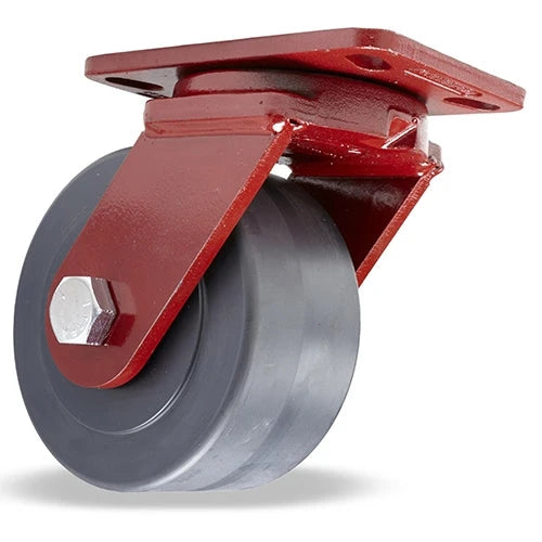 Hamilton Spinfinity S-ZFFM-63NYB Swivel Caster: 6x3" Nylast Cast Nylon Wheel, Kingpinless & Maintenance-Free with Sealed Precision Bearings Hamilton