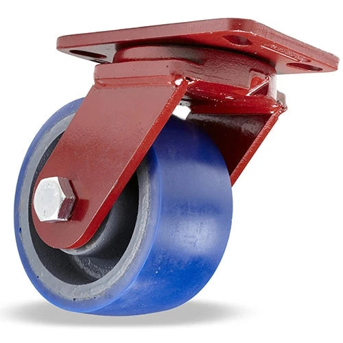 S-ZFFM-63SPB Hamilton Spinfinity Kingpinless Swivel Caster - 6x3" Ergo-Glide Wheel (80A) - Maintenance-Free with Sealed Precision Bearings Hamilton