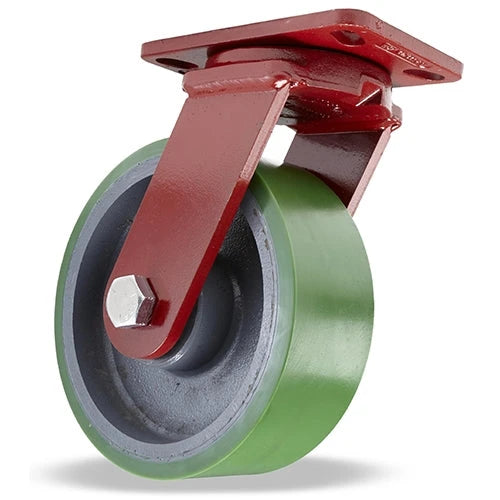 Hamilton Spinfinity S-ZFFM-83DB Kingpinless Swivel Caster - 8" x 3" Duralast (95A) Wheel with 3/4" Sealed Precision Bearings - Maintenance-Free Hamilton