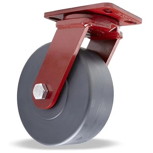 Hamilton Spinfinity 8" x 3" Kingpinless Swivel Caster - Nylast High Performance Cast Nylon Wheel - 3200 lbs Load Capacity - 3/4" Sealed Precision Ball Bearings - Maintenance-Free ZFFM Series Hamilton