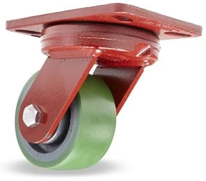 Hamilton S-ZFHS-4DB Spinfinity Swivel Caster - 4x2 Duralast Wheel - Kingpinless, Maintenance-Free with Sealed Precision Bearings Hamilton