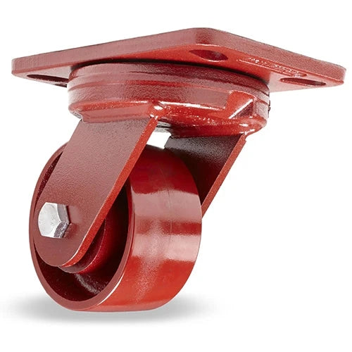 S-ZFHS-4MB Hamilton Spinfinity Maintenance-Free Kingpinless ZFHS Series Swivel Caster | 4" x 2" Cast Iron Metal Wheel | 3/4" Sealed Precision Ball Bearings | Robust & Durable Caster Wheel for Heavy-Duty Applications Hamilton
