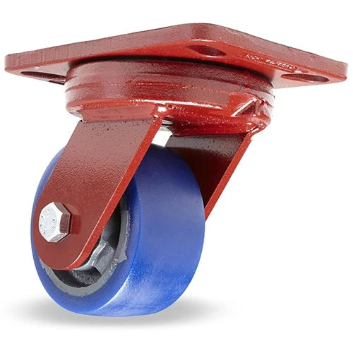 S-ZFHS-4SPB Hamilton Spinfinity Maintenance-Free Kingpinless ZFHS Series Swivel Caster | 4" x 2" Ergo-Glide Wheel (80A Hardness) | 3/4" Sealed Precision Ball Bearings | Durable & High-Performance Caster Wheel for Industrial Use Hamilton
