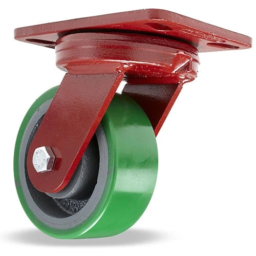 Highest Quality S-ZFHS-5DB Hamilton Spinfinity Maintenance-Free Kingpinless Swivel Caster with Durable 5" x 2" Duralast (95A) Wheel - Industrial Strength & Longevity Hamilton