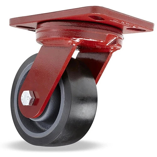 Durable S-ZFHS-5DB70 Hamilton Spinfinity Swivel Caster with 5" x 2" Duralast XC (70D) Wheel - Maintenance-Free Kingpinless Design with Sealed Precision Ball Bearings Hamilton