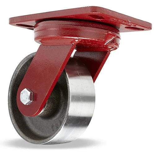 S-ZFHS-5FSB Hamilton Spinfinity - Durable Maintenance-Free Kingpinless Swivel Caster with 5"x2" Forged Steel Wheel & 3/4" Sealed Precision Ball Bearings - Ideal for Heavy-Duty Industrial Applications Hamilton