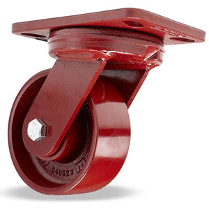 Hamilton S-ZFHS-5MB 5" x 2" Cast Iron Swivel Kingpinless Caster
