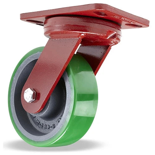 S-ZFHS-6DB Hamilton Spinfinity Maintenance-Free Kingpinless ZFHS Series Swivel Caster - Durable 6"x2" Duralast Wheel - 3/4" Sealed Precision Ball Bearings Hamilton