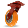 Hamilton Spinfinity ZFHS Series Kingpinless Swivel Caster | 8" x 2" Ergo-Tech (87A) Wheel | 1000 lbs Load Capacity | 3/4" Sealed Precision Ball Bearings | Maintenance-Free - Model: S-ZFHS-82EMB Hamilton