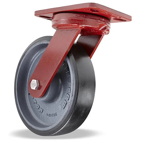 Hamilton Spinfinity 8"x2" Swivel Caster - Kingpinless ZFHS Series with Duralast XC (70D) Wheel & 3/4" Sealed Bearings - Maintenance-Free Industrial Solution Hamilton